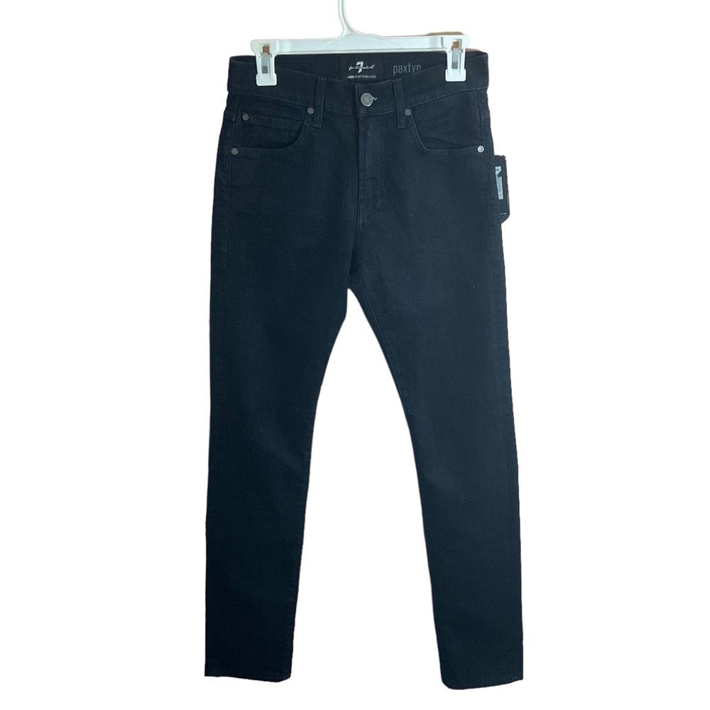 7 for all mankind LUXE PERFORMANCE PAXTYN SKINNY jean in deep well color